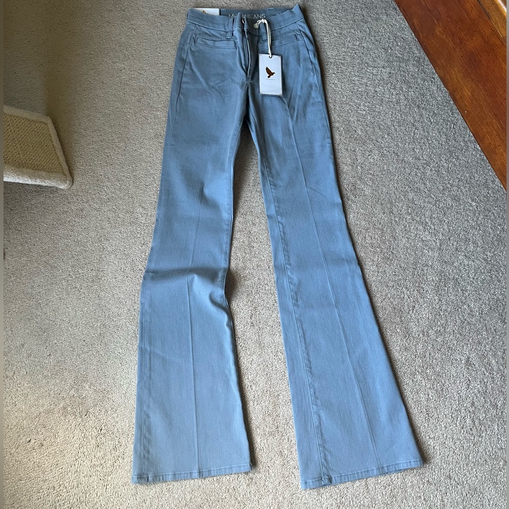 2 pairs of Mih jeans boot cut high rise